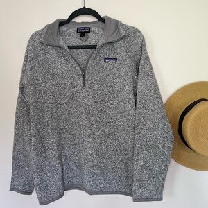 Grey Birch Women’s Patagonia Better Sweater Quarter-Zip SIZE LARGE